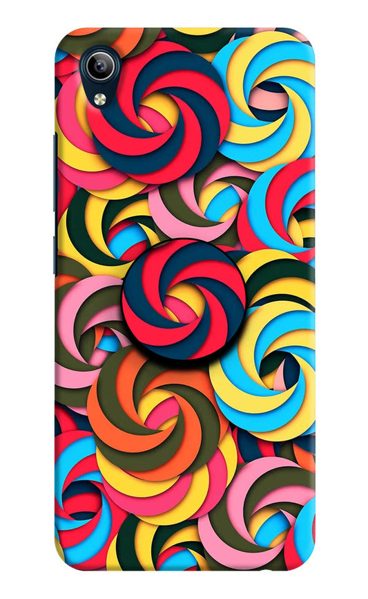 Spiral Pattern Vivo Y91i/Y1s Pop Case by Casekaro