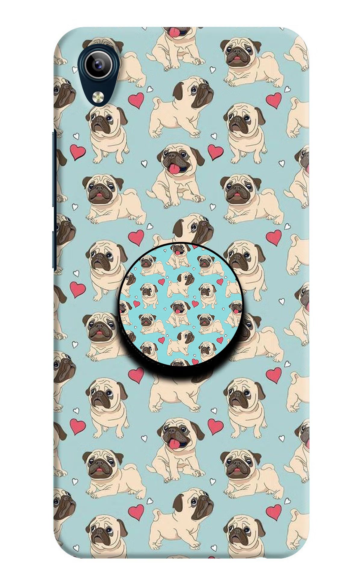 Pug Dog Vivo Y91i/Y1s Pop Case by Casekaro