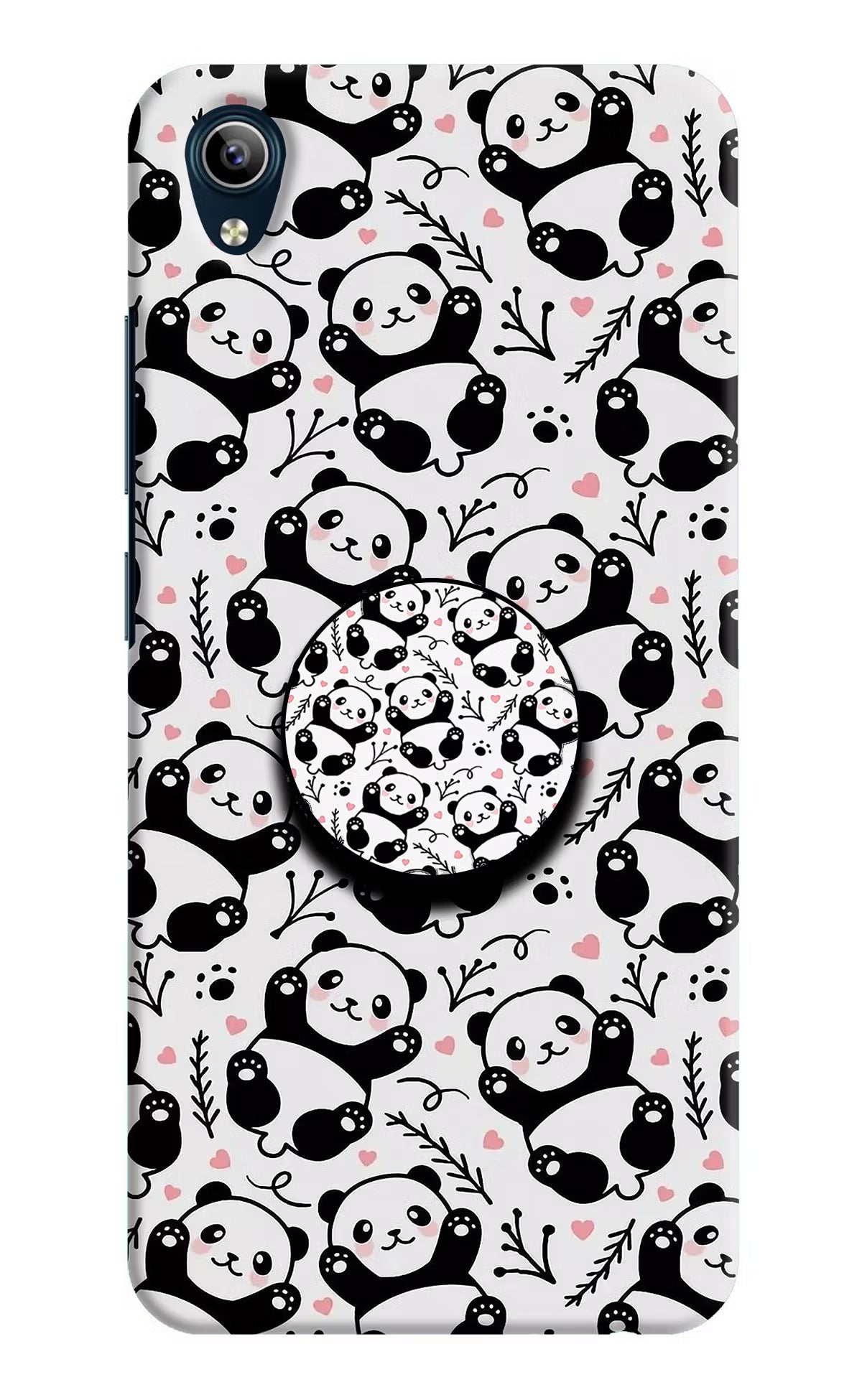 Cute Panda Vivo Y91i/Y1s Pop Case by Casekaro