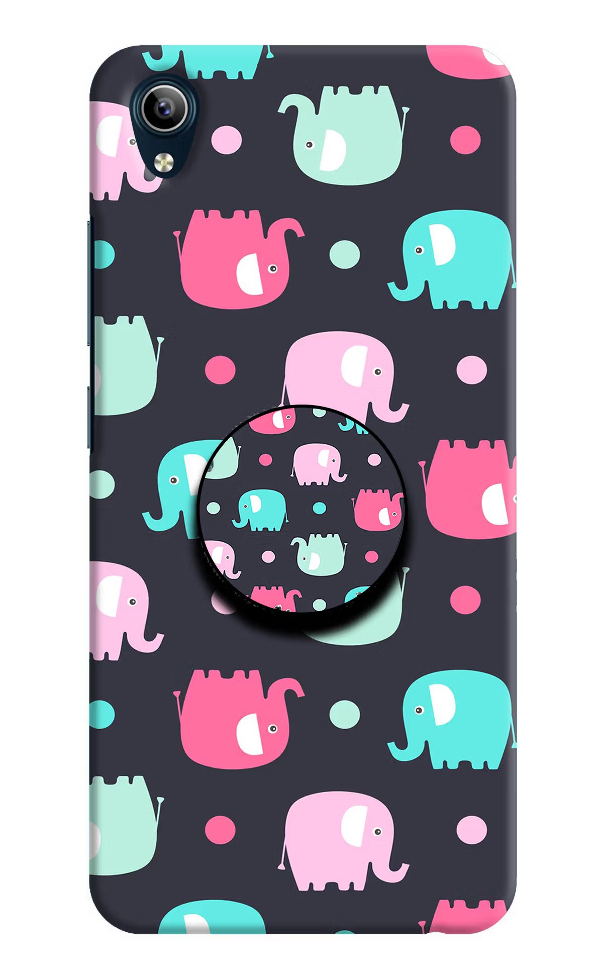 Baby Elephants Vivo Y91i/Y1s Pop Case by Casekaro