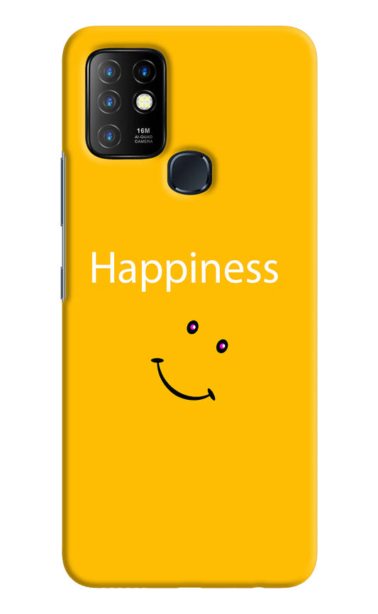 Happiness With Smiley Infinix Hot 10 Hard Case Back Cover by Casekaro