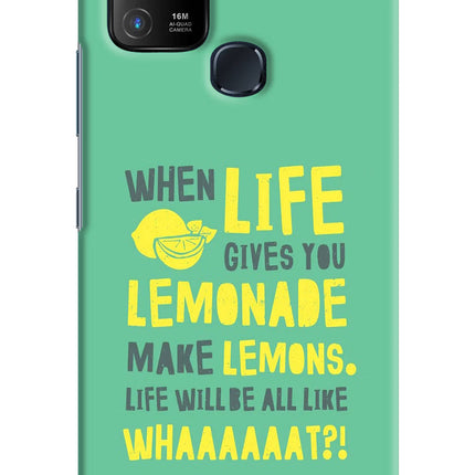 Quote Infinix Hot 10 Hard Case Back Cover by Casekaro