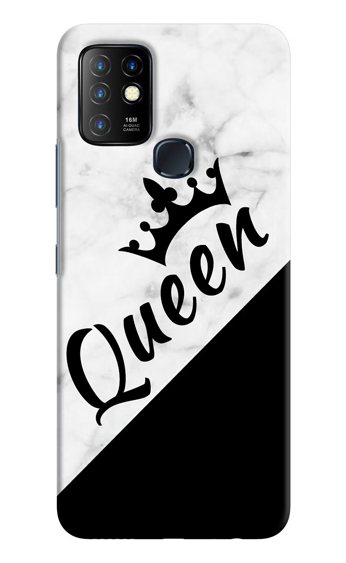 Queen Infinix Hot 10 Hard Case Back Cover by Casekaro