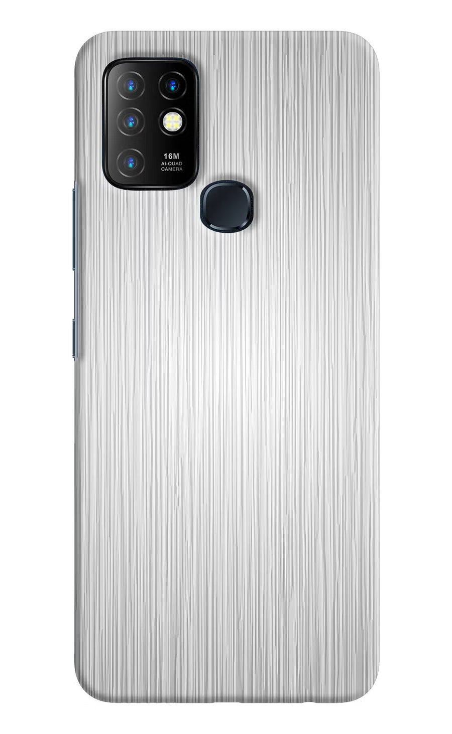 Wooden Grey Texture Infinix Hot 10 Back Cover, Hard case