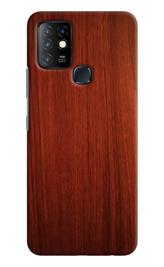 Wooden Plain Pattern Infinix Hot 10 Hard Case Back Cover by Casekaro