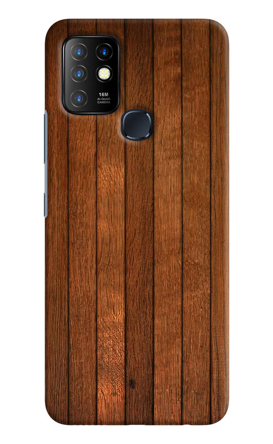 Wooden Artwork Bands Infinix Hot 10 Hard Case Back Cover by Casekaro