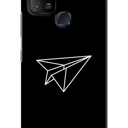 Paper Plane White Infinix Hot 10 Hard Case Back Cover by Casekaro