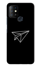 Paper Plane White Infinix Hot 10 Hard Case Back Cover by Casekaro