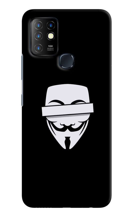 Anonymous Face Infinix Hot 10 Hard Case Back Cover by Casekaro