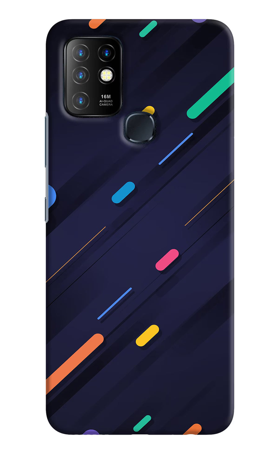 Abstract Design Infinix Hot 10 Back Cover, Hard case