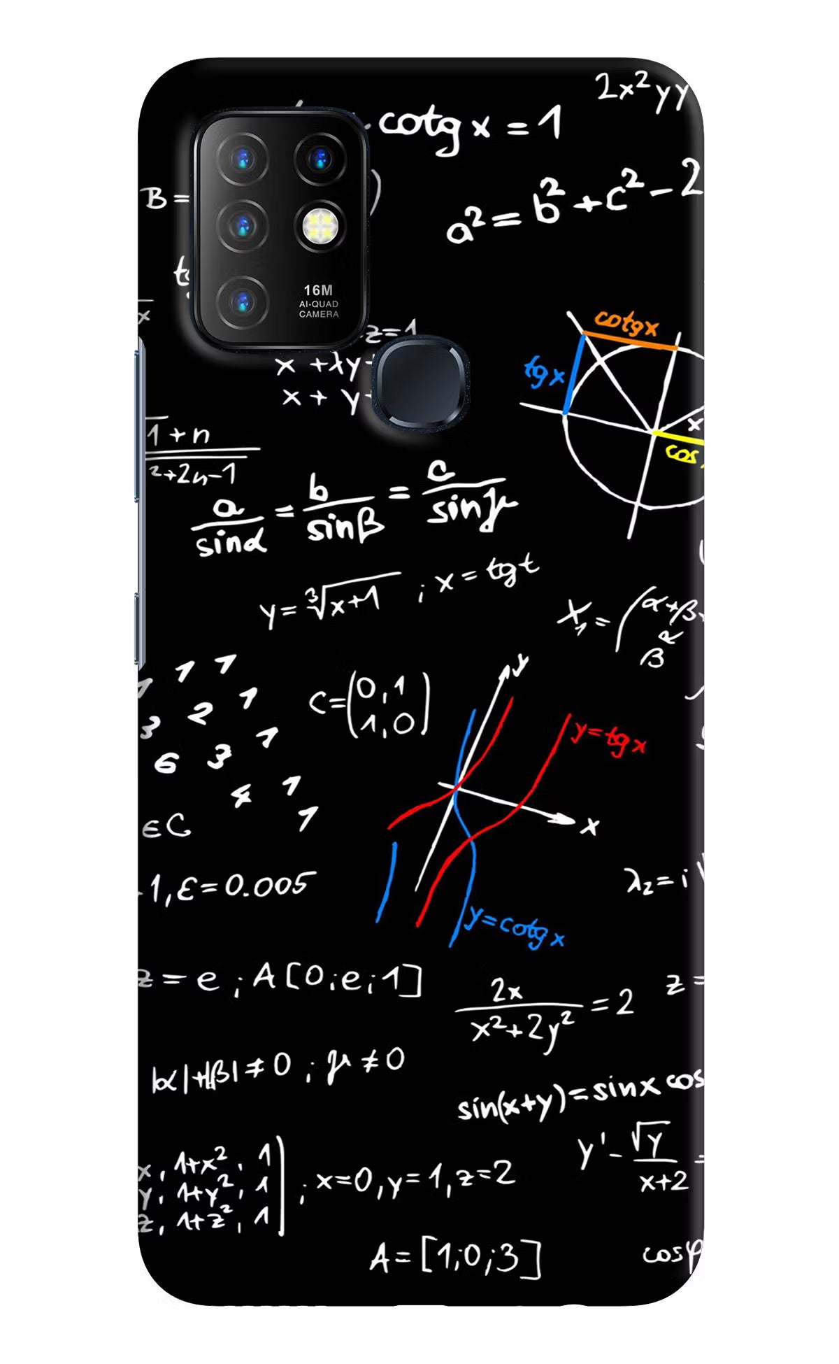 Mathematics Formula Infinix Hot 10 Hard Case Back Cover by Casekaro