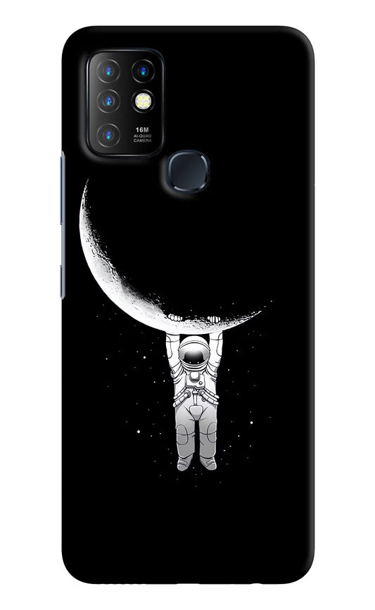 Moon Space Infinix Hot 10 Hard Case Back Cover by Casekaro