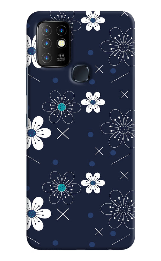 Flowers Infinix Hot 10 Hard Case Back Cover by Casekaro
