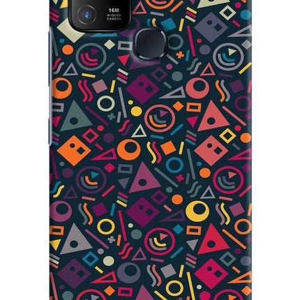 Geometric Abstract Infinix Hot 10 Hard Case Back Cover by Casekaro