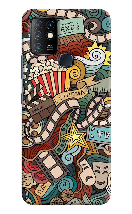 Cinema Abstract Infinix Hot 10 Hard Case Back Cover by Casekaro