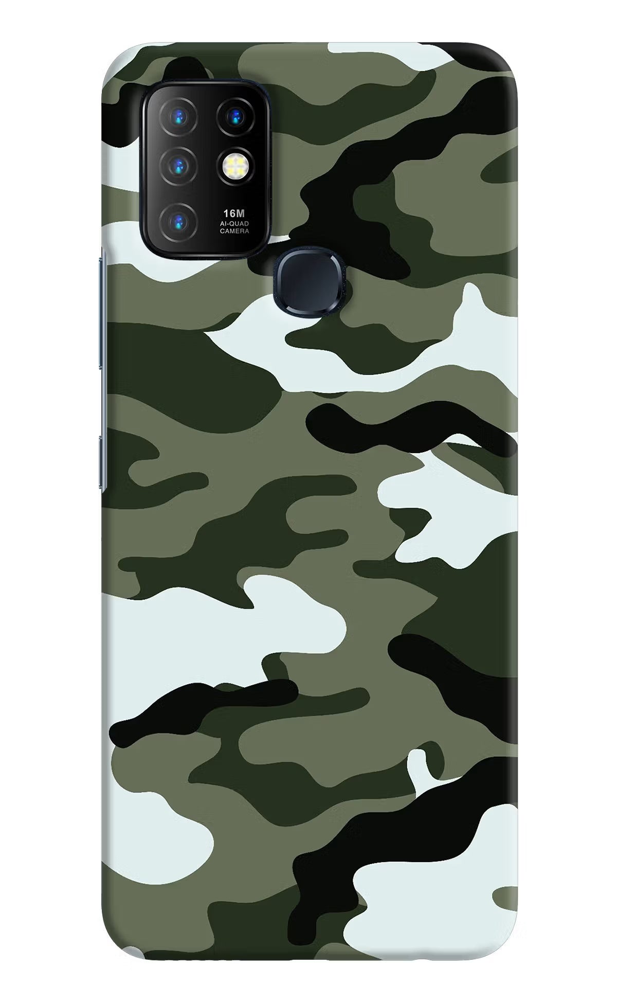 Camouflage Infinix Hot 10 Hard Case Back Cover by Casekaro
