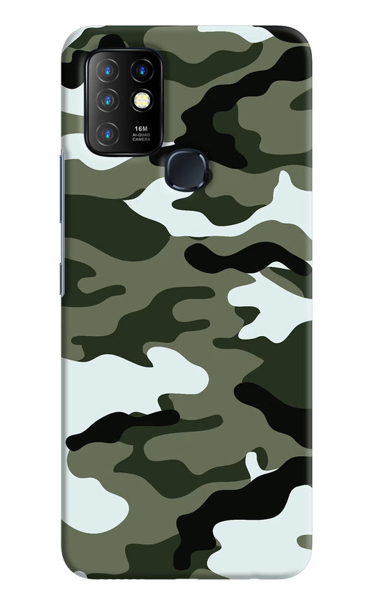 Camouflage Infinix Hot 10 Hard Case Back Cover by Casekaro