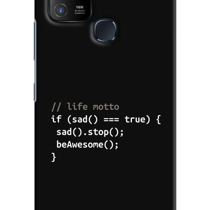 Life Motto Code Infinix Hot 10 Hard Case Back Cover by Casekaro