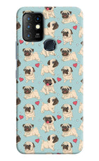 Pug Dog Infinix Hot 10 Hard Case Back Cover by Casekaro