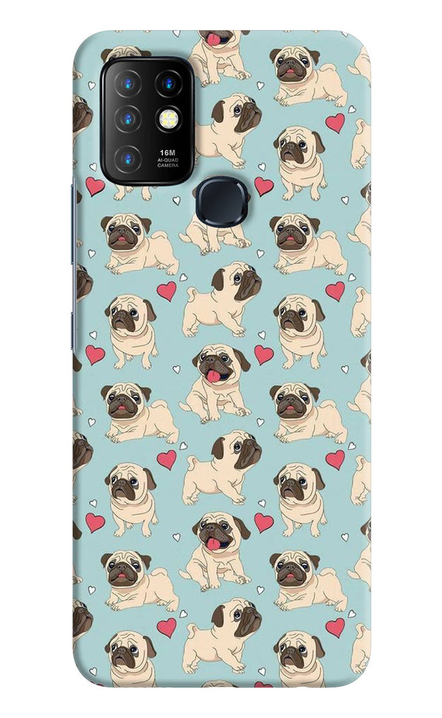 Pug Dog Infinix Hot 10 Hard Case Back Cover by Casekaro