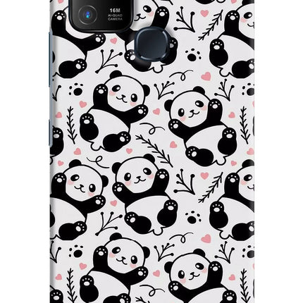 Cute Panda Infinix Hot 10 Hard Case Back Cover by Casekaro