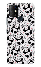 Cute Panda Infinix Hot 10 Hard Case Back Cover by Casekaro