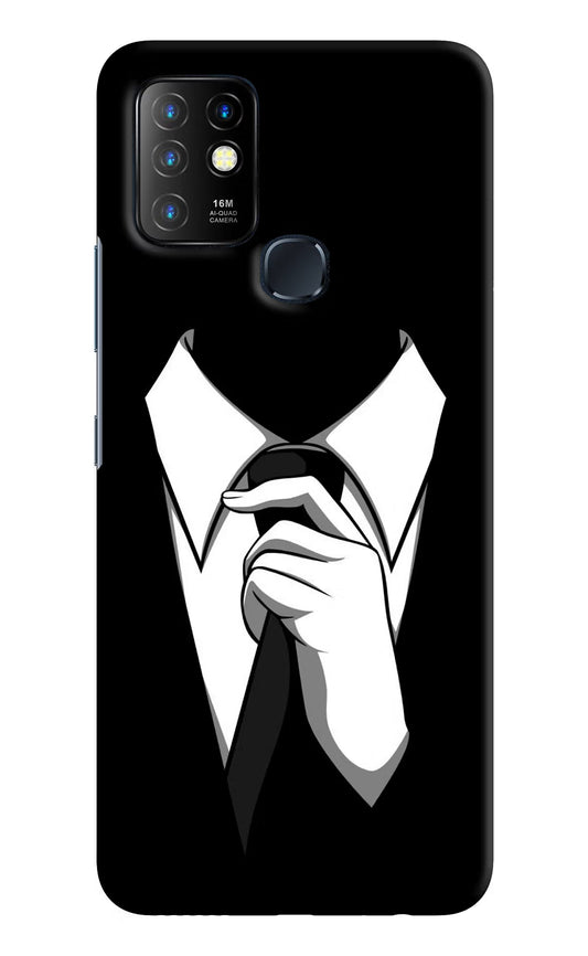 Black Tie Infinix Hot 10 Hard Case Back Cover by Casekaro