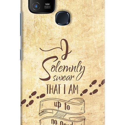 I Solemnly swear that i up to no good Infinix Hot 10 Hard Case Back Cover by Casekaro