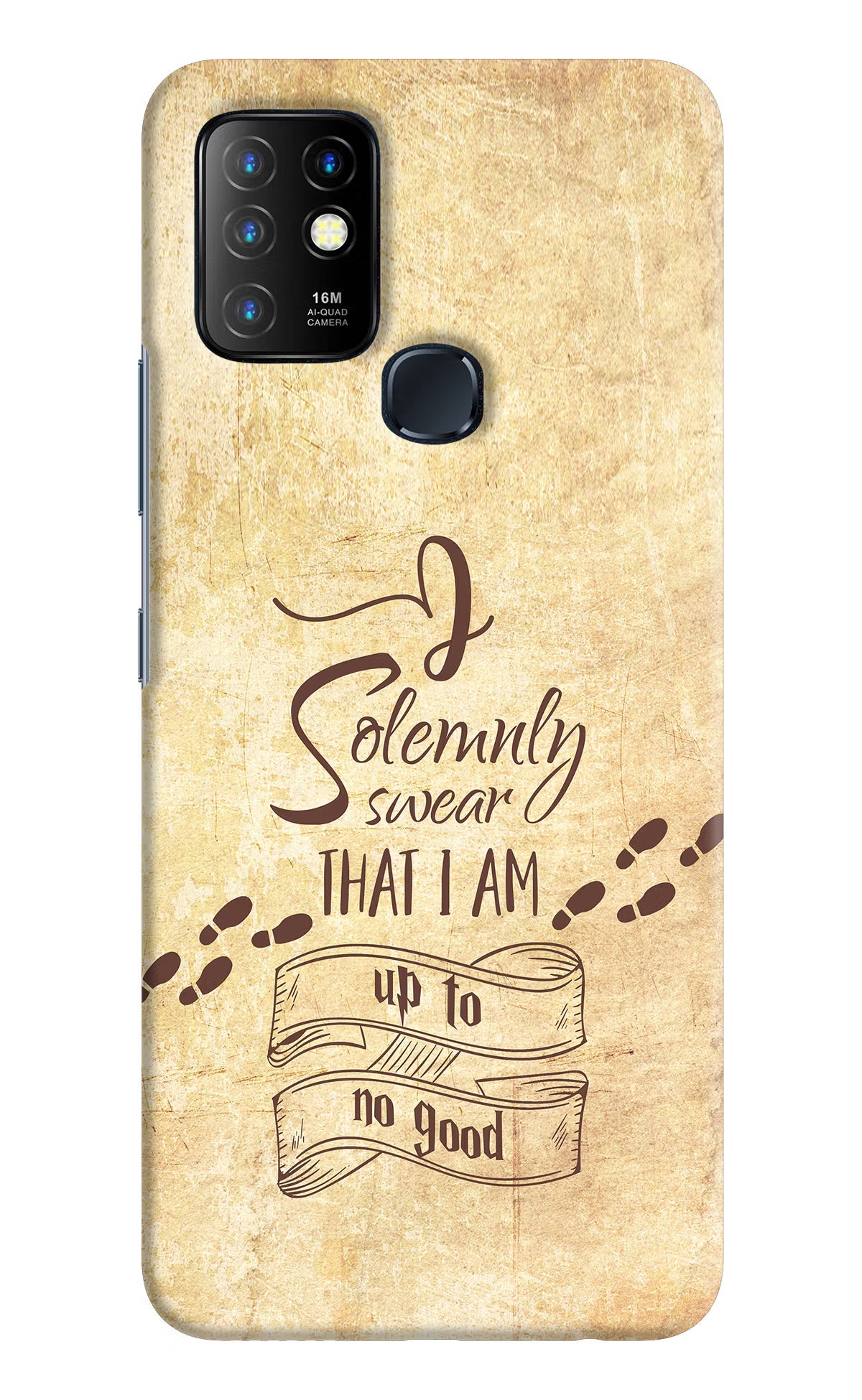 I Solemnly swear that i up to no good Infinix Hot 10 Hard Case Back Cover by Casekaro