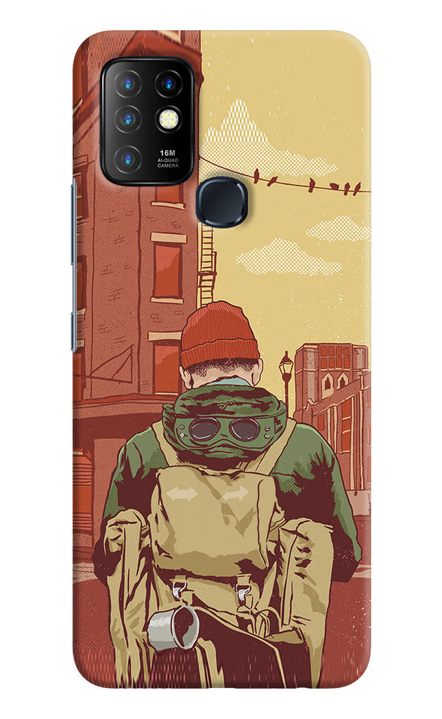 Adventurous Infinix Hot 10 Hard Case Back Cover by Casekaro