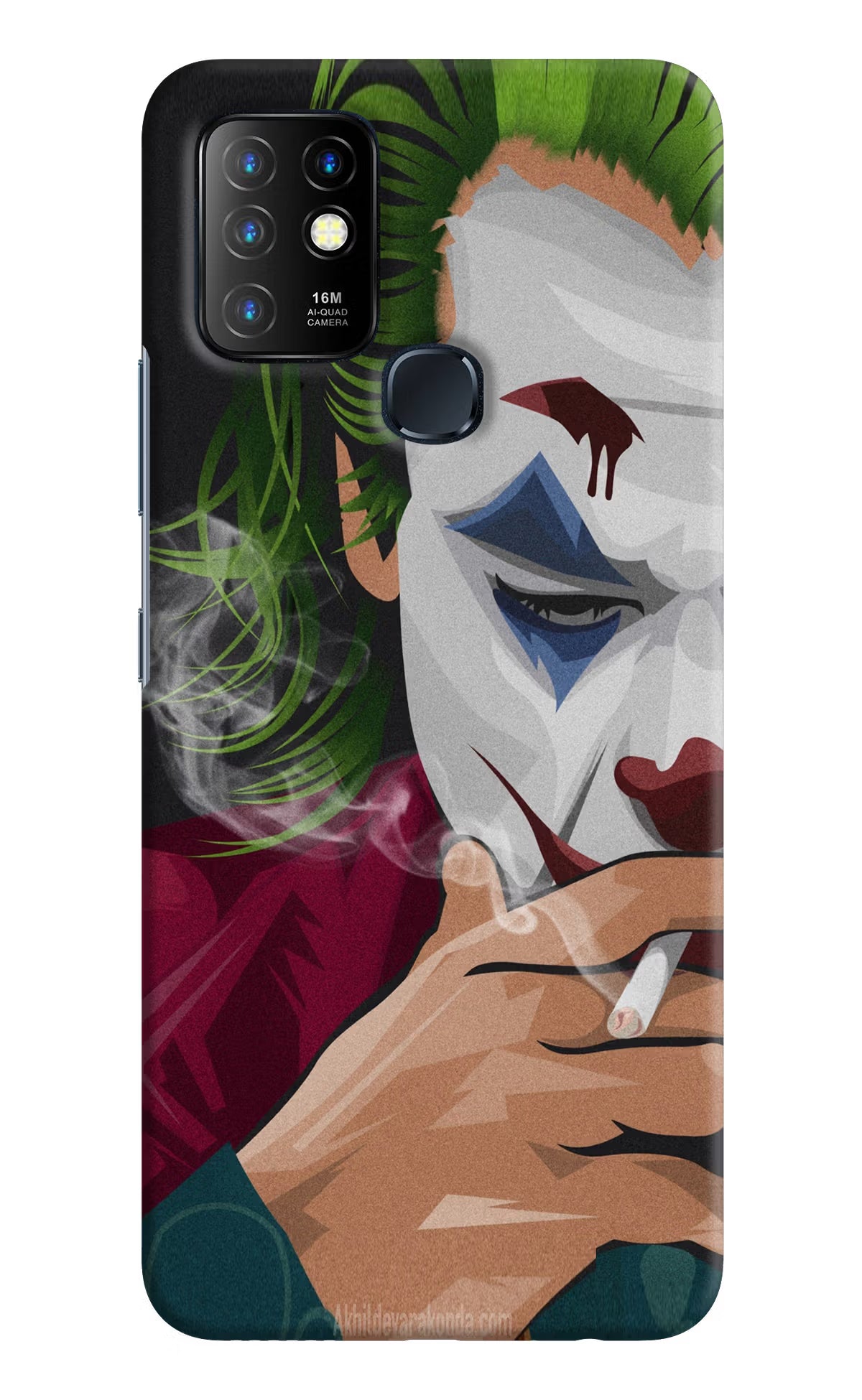 Joker Smoking Infinix Hot 10 Hard Case Back Cover by Casekaro