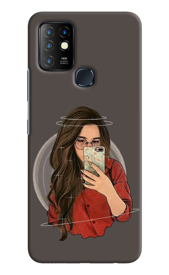 Selfie Queen Infinix Hot 10 Hard Case Back Cover by Casekaro