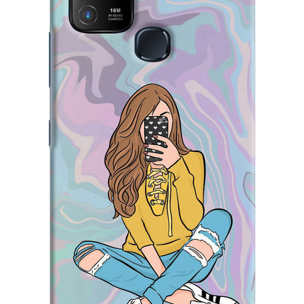 Selfie Girl Infinix Hot 10 Hard Case Back Cover by Casekaro