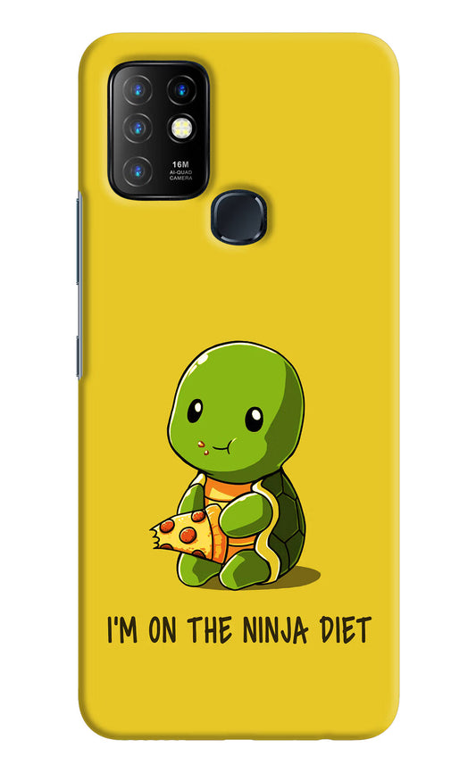 I'm on Ninja Diet Infinix Hot 10 Hard Case Back Cover by Casekaro