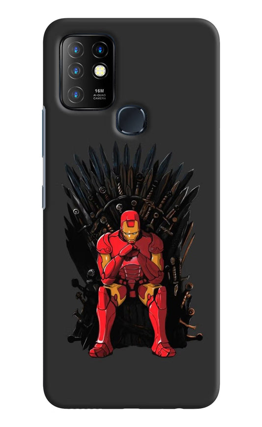 Ironman Throne Infinix Hot 10 Hard Case Back Cover by Casekaro