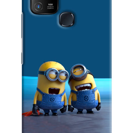Minion Laughing Infinix Hot 10 Hard Case Back Cover by Casekaro