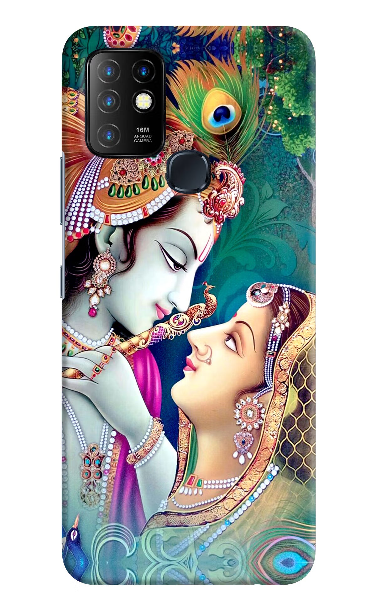 Lord Radha Krishna Infinix Hot 10 Hard Case Back Cover by Casekaro