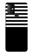 Black and White Print Infinix Hot 10 Hard Case Back Cover by Casekaro