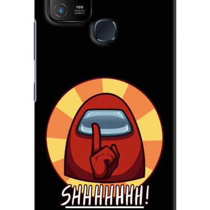 Among Us Shhh! Infinix Hot 10 Hard Case Back Cover by Casekaro
