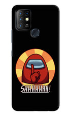 Among Us Shhh! Infinix Hot 10 Hard Case Back Cover by Casekaro
