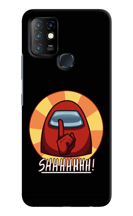 Among Us Shhh! Infinix Hot 10 Hard Case Back Cover by Casekaro