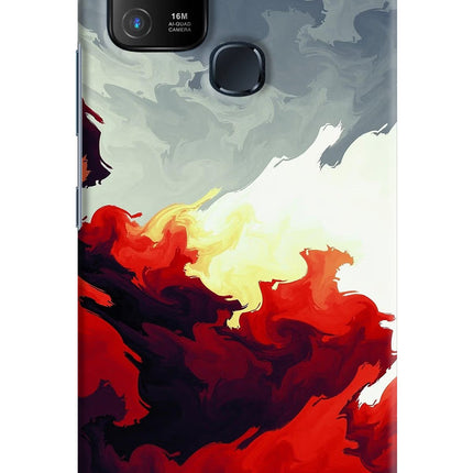 Fire Cloud Infinix Hot 10 Hard Case Back Cover by Casekaro
