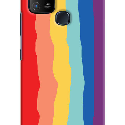 Rainbow Infinix Hot 10 Hard Case Back Cover by Casekaro