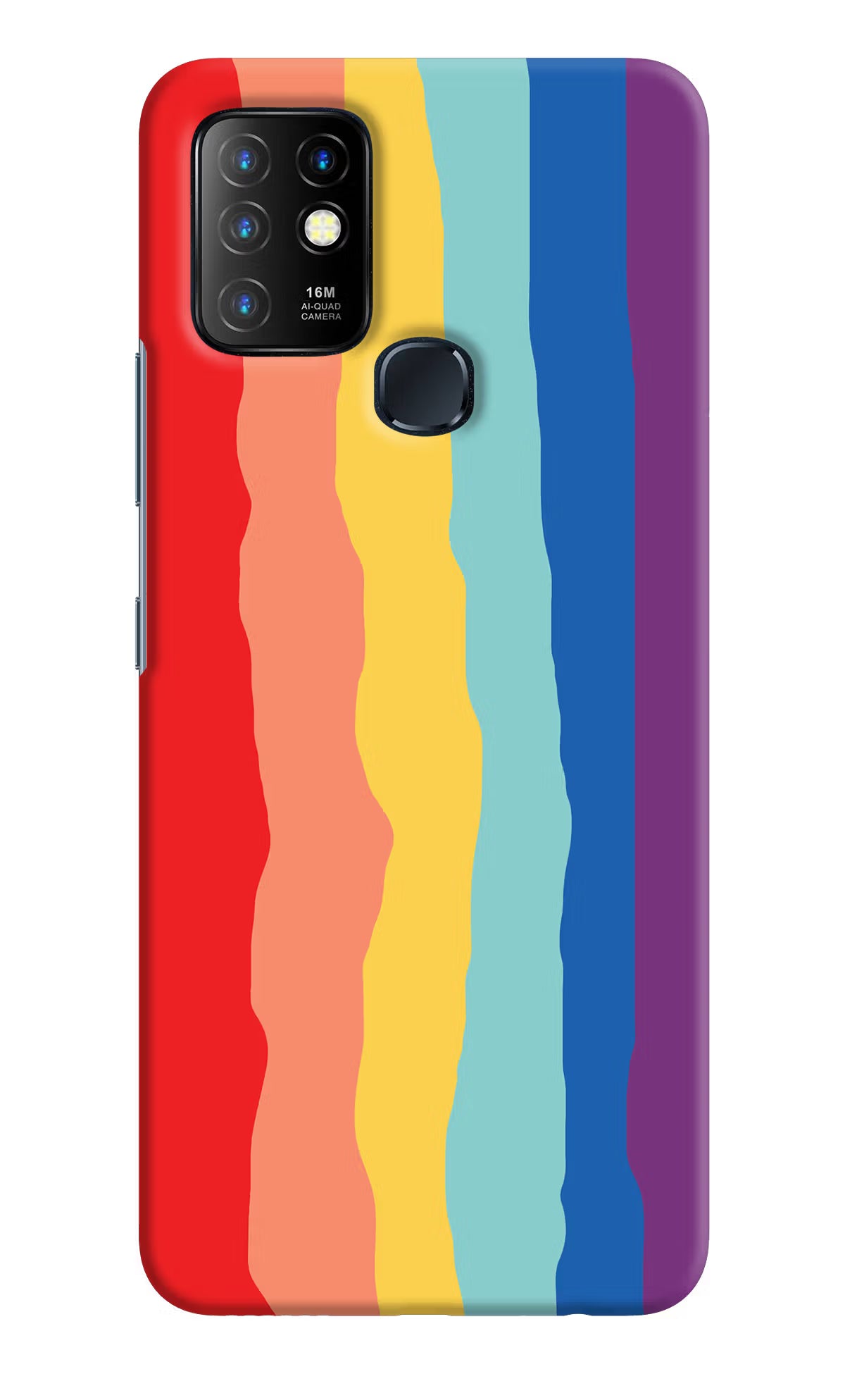 Rainbow Infinix Hot 10 Hard Case Back Cover by Casekaro