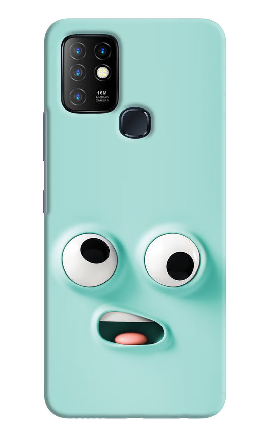 Funny Cartoon Infinix Hot 10 Hard Case Back Cover by Casekaro