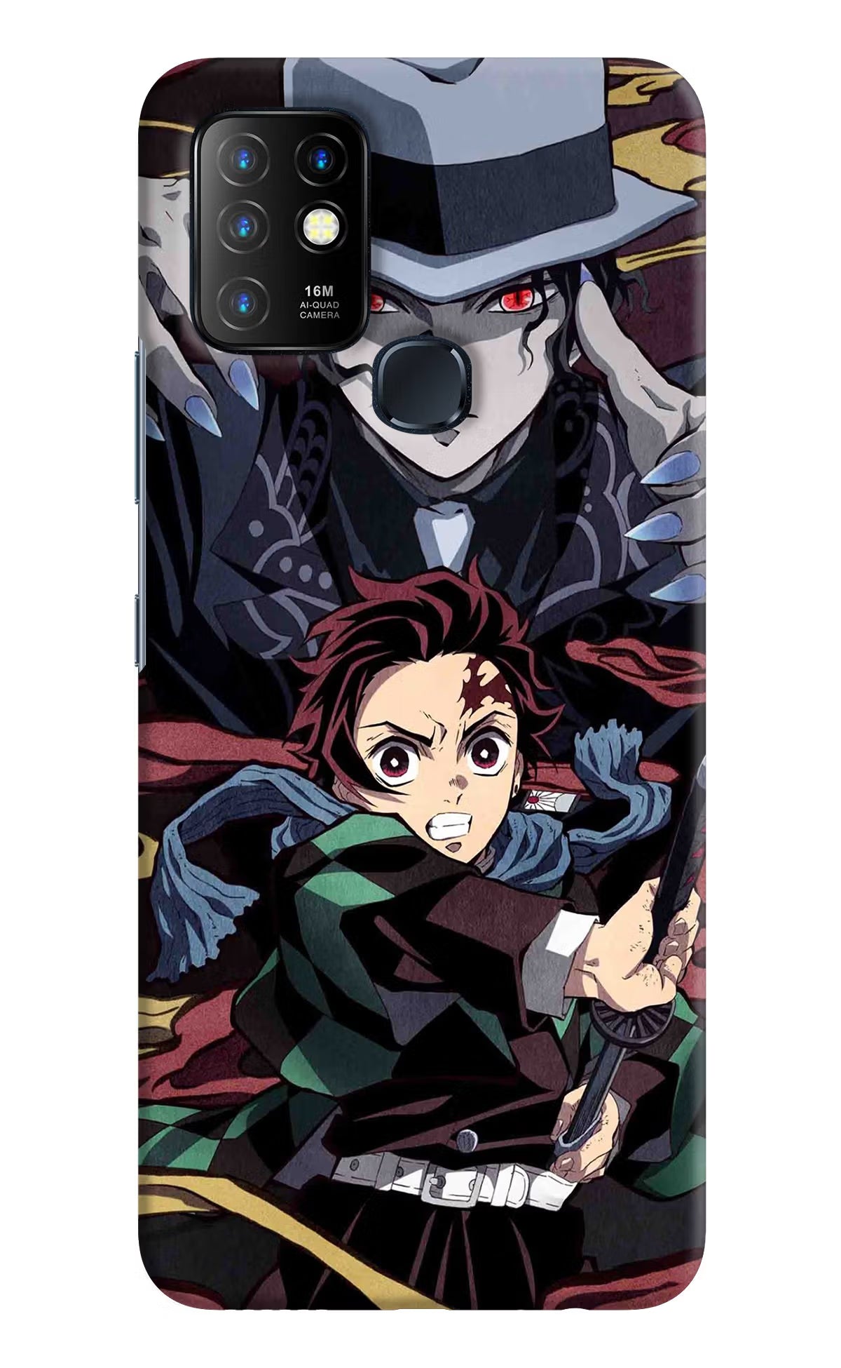 Demon Slayer Infinix Hot 10 Hard Case Back Cover by Casekaro