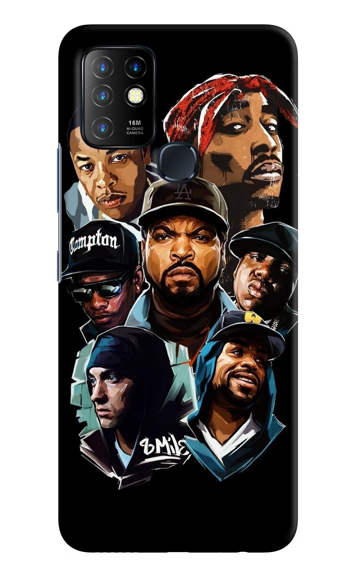 Rappers Infinix Hot 10 Hard Case Back Cover by Casekaro