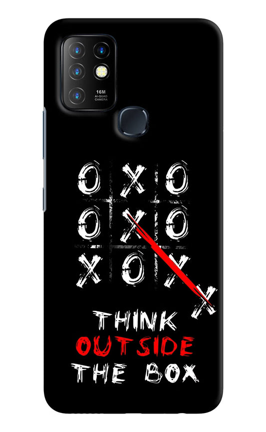 Think out of the BOX Infinix Hot 10 Hard Case Back Cover by Casekaro