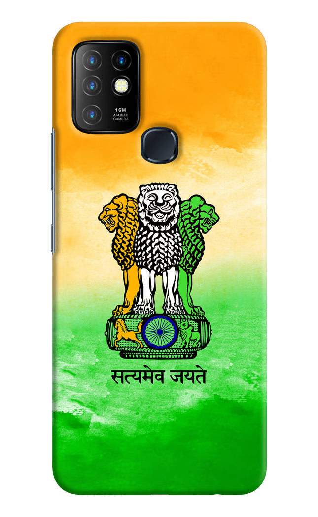 Satyamev Jayate Flag Infinix Hot 10 Hard Case Back Cover by Casekaro