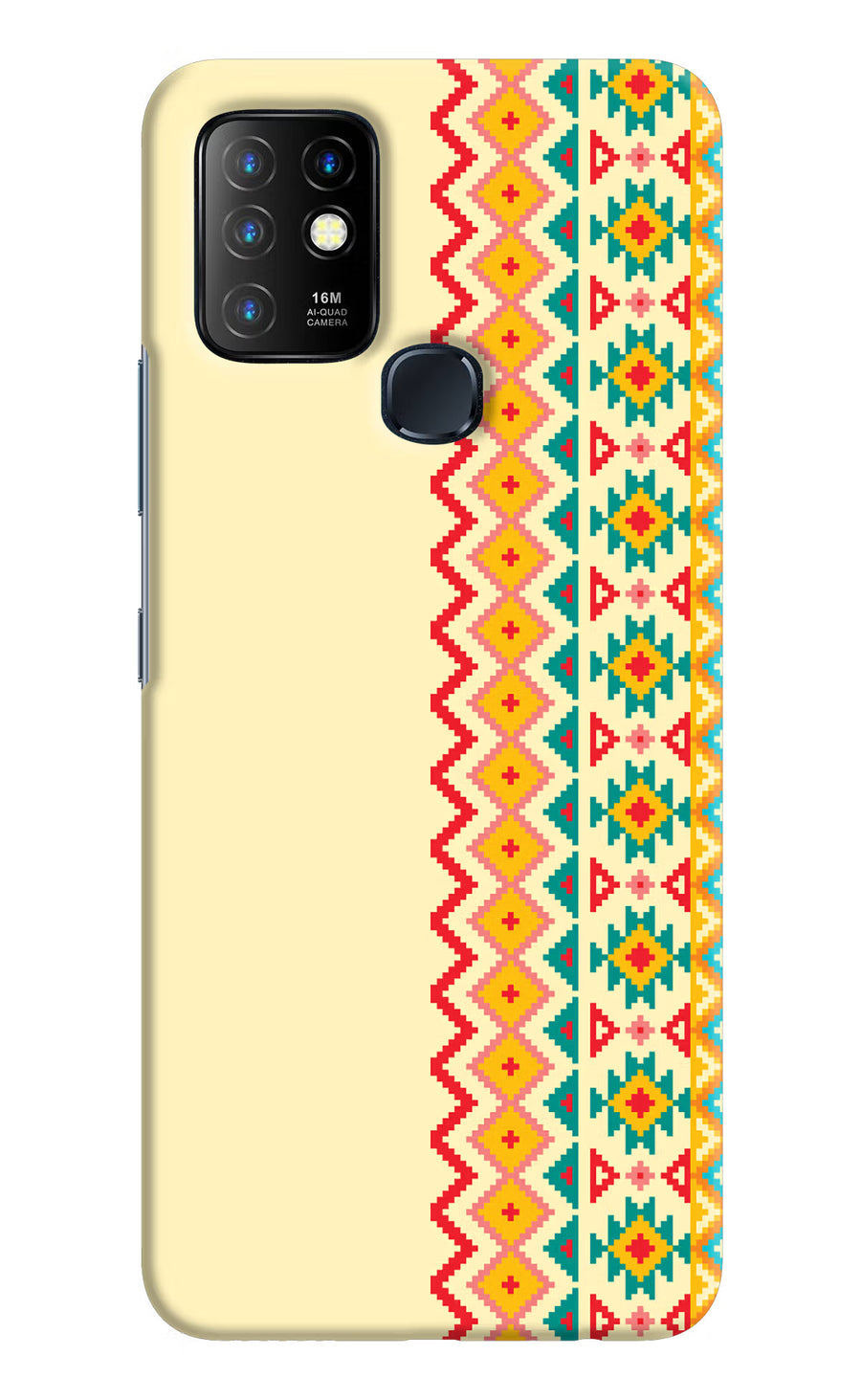 Ethnic Seamless Infinix Hot 10 Back Cover, Hard case